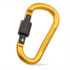 Aluminum Carabiner Outdoor Safety Buckle with Keychain