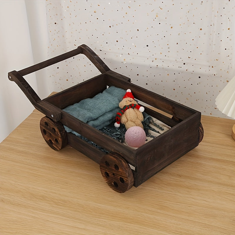 Newborn Photography Props Small Wooden Bed Baby Photography Props Studio