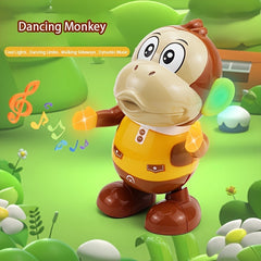 Interactive Monkey Toy with Music and LED Lights