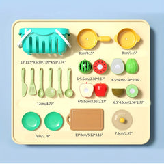 Kids Play House Fruit and Vegetable Kitchen Toy Set