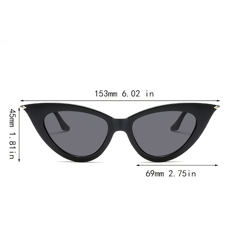 Vintage Cat Eye Sunglasses For Women Small Frame Stylish Sun Protection