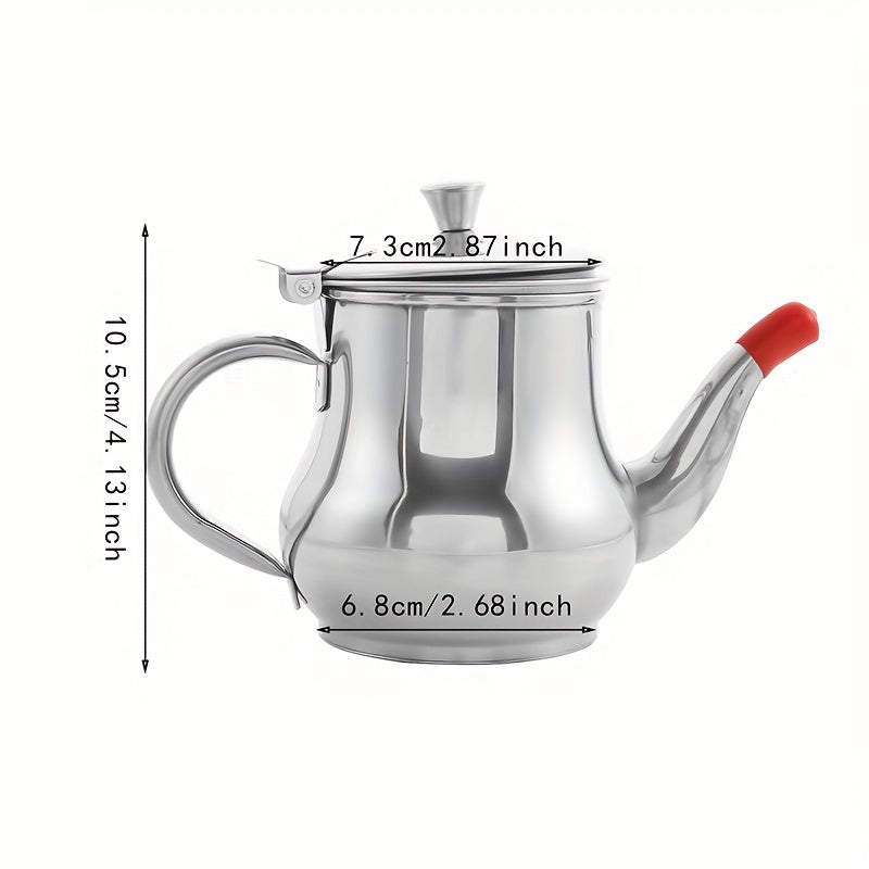 Stainless Steel Filter Bottle Leak-proof Pouring Pot Kitchen Tool