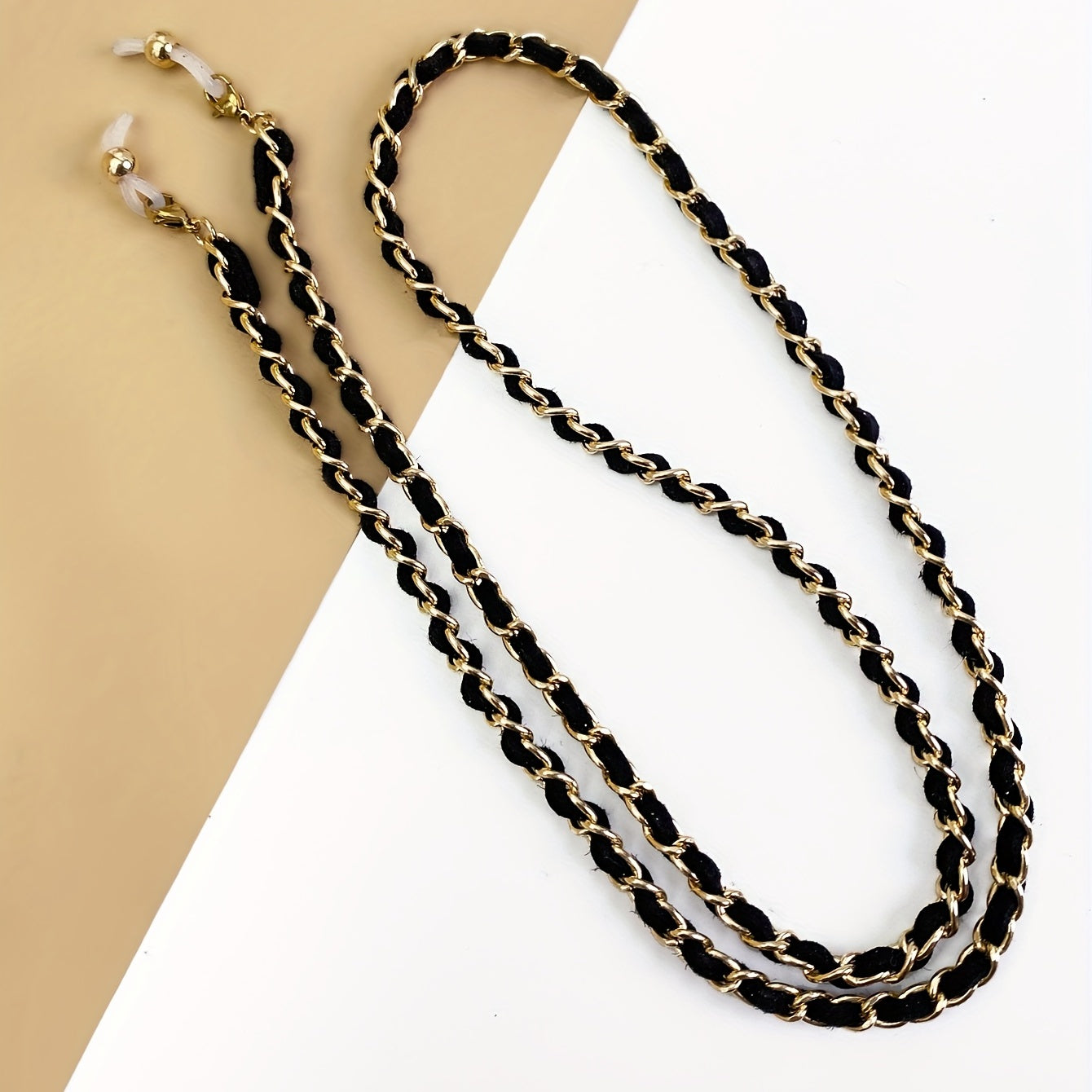 Retro Braided Glasses Chain Anti Slip Lanyard Strap Stylish Face Cover Eyewear