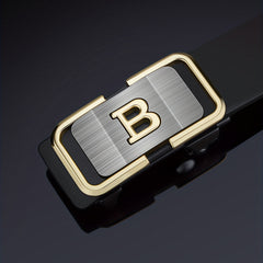 Casual Men's Belt With Toothless B Buckle High Alloy Length 47 2441inch
