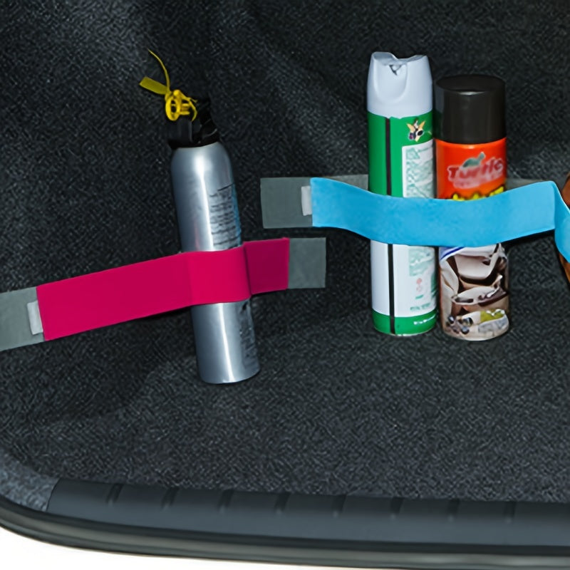 Car Trunk Security Kit: Adhesive Tape Hooks, Lock, and More