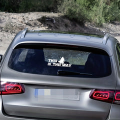 Reflective Car Stickers - Water Proof Vinyl Laser Letters & Samurai Decals