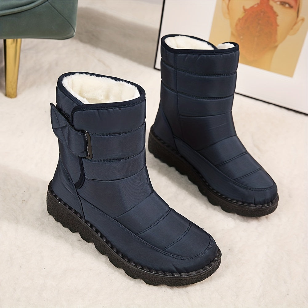 Women's Waterproof Ankle Boots Plush Inner Thermal Snow Boots