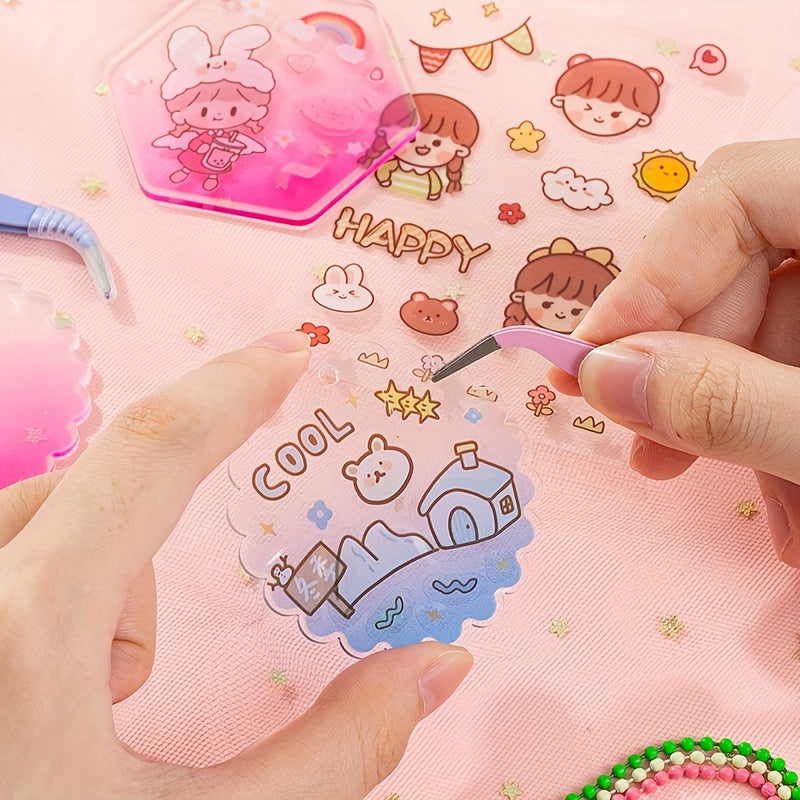 26pcs DIY Acrylic Pendant Children Small Gift Backpack Decoration
