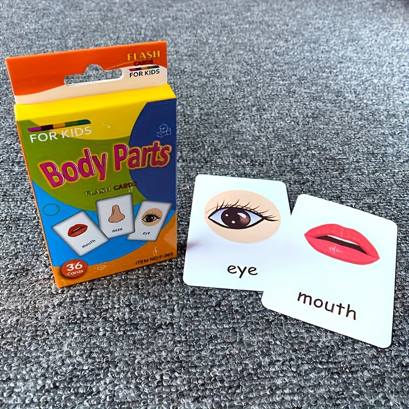 Animal Flash Cards for Kids Ages 3-6 - Educational Gift
