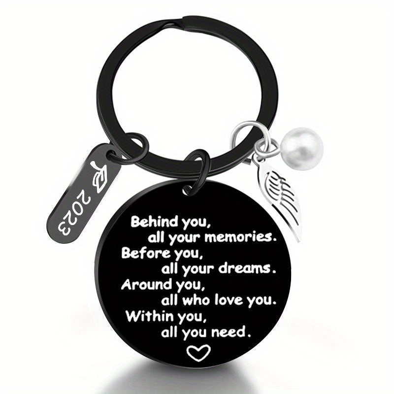 Graduation Keychain Senior Graduation For Her Him Stainless Steel