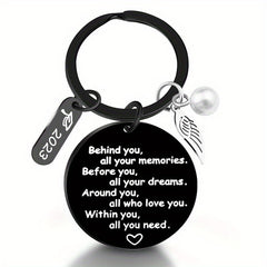 Graduation Keychain Senior Graduation For Her Him Stainless Steel