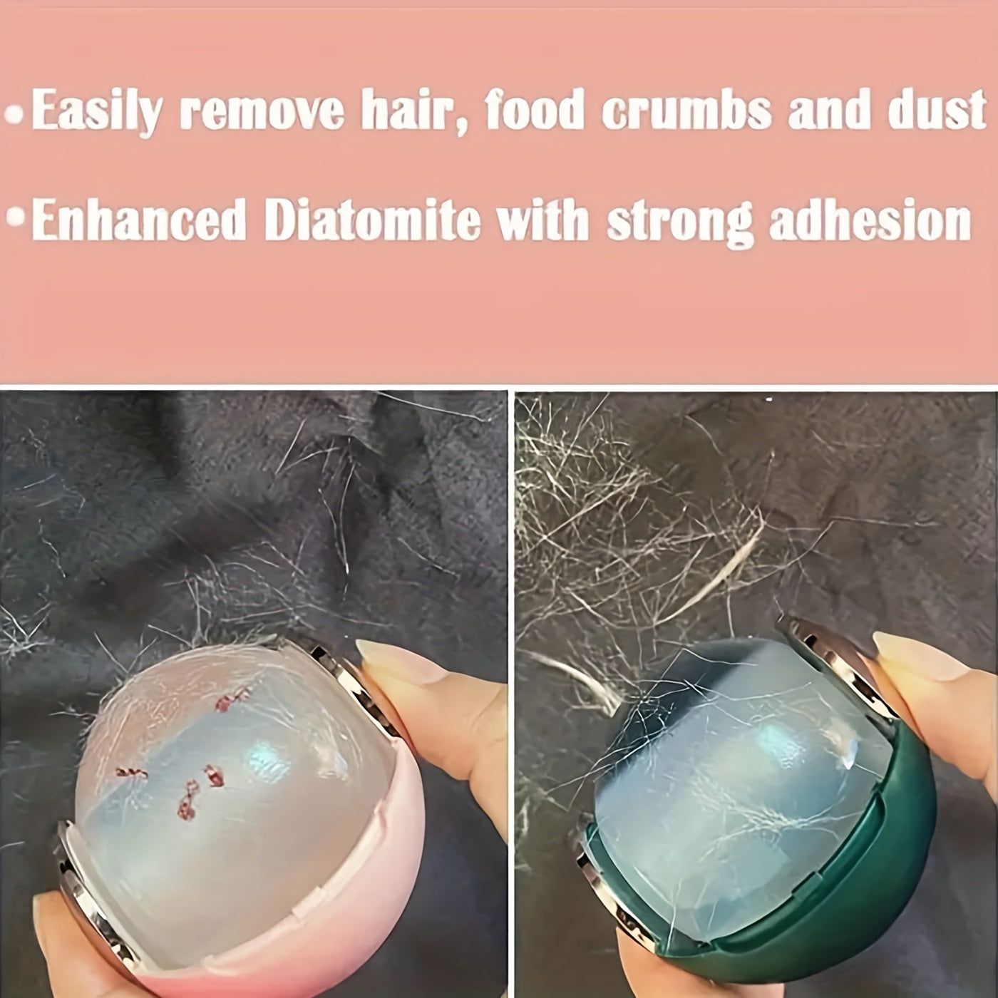 Travel-Friendly Pet Hair Remover Lint Roller Brush