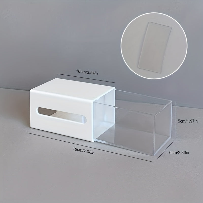 Wall Mounted Storage Box Drawer Type Dust-Proof Organizer