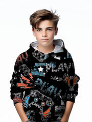 Teens 3D Print Sweatshirt Kids Casual Street Wear Clothes