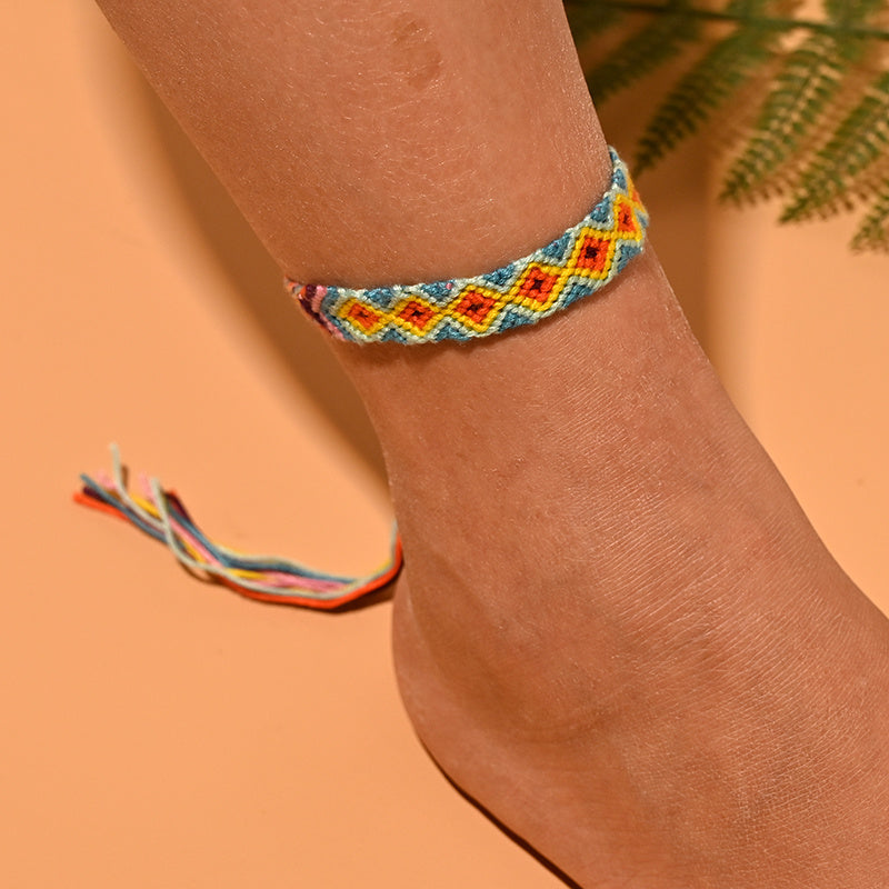 Colorful Bohemian Anklet for Women - Summer Foot Chain