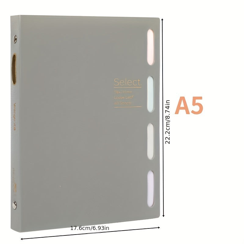 A5 Detachable Coil Notebook with 4 Index Pages