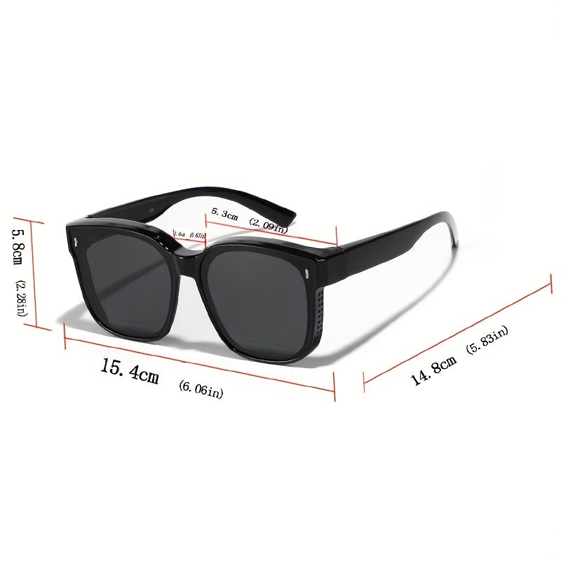 Polarized Fit Over Sunglasses Anti Glare UV400 Sun Shades for Men Women