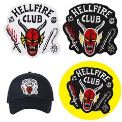 2pcs Monster Shape Embroidered Patch Cloth Patches