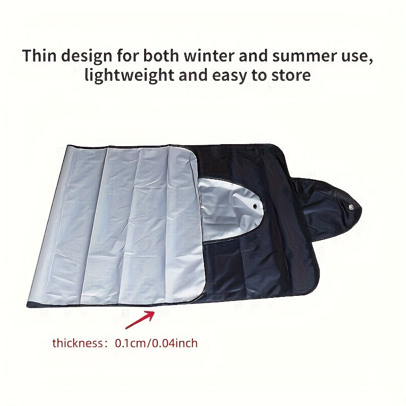 Portable Car Snow Cover Sun Visor Against Heavy Snow