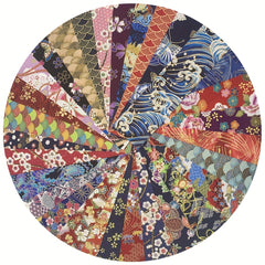 30pcs Japanese Cotton Fabric Patchwork Roll for Quilters and Sewing DIY Crafts