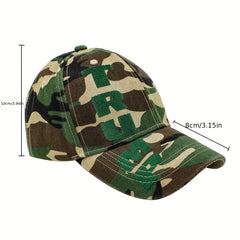 Camouflage Baseball Cap with Embroidery Duck Tongue