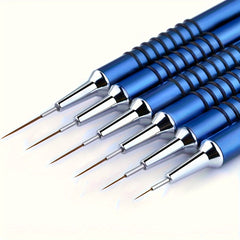6pcs UV Gel Painting Brush Set Nail Art Christmas