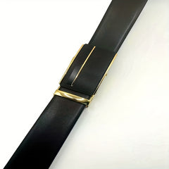 Double Sided Cowhide Classic Automatic Belt Leather Belt