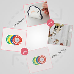 55pcs Waterproof Vinyl Workout Stickers for Sports Enthusiasts