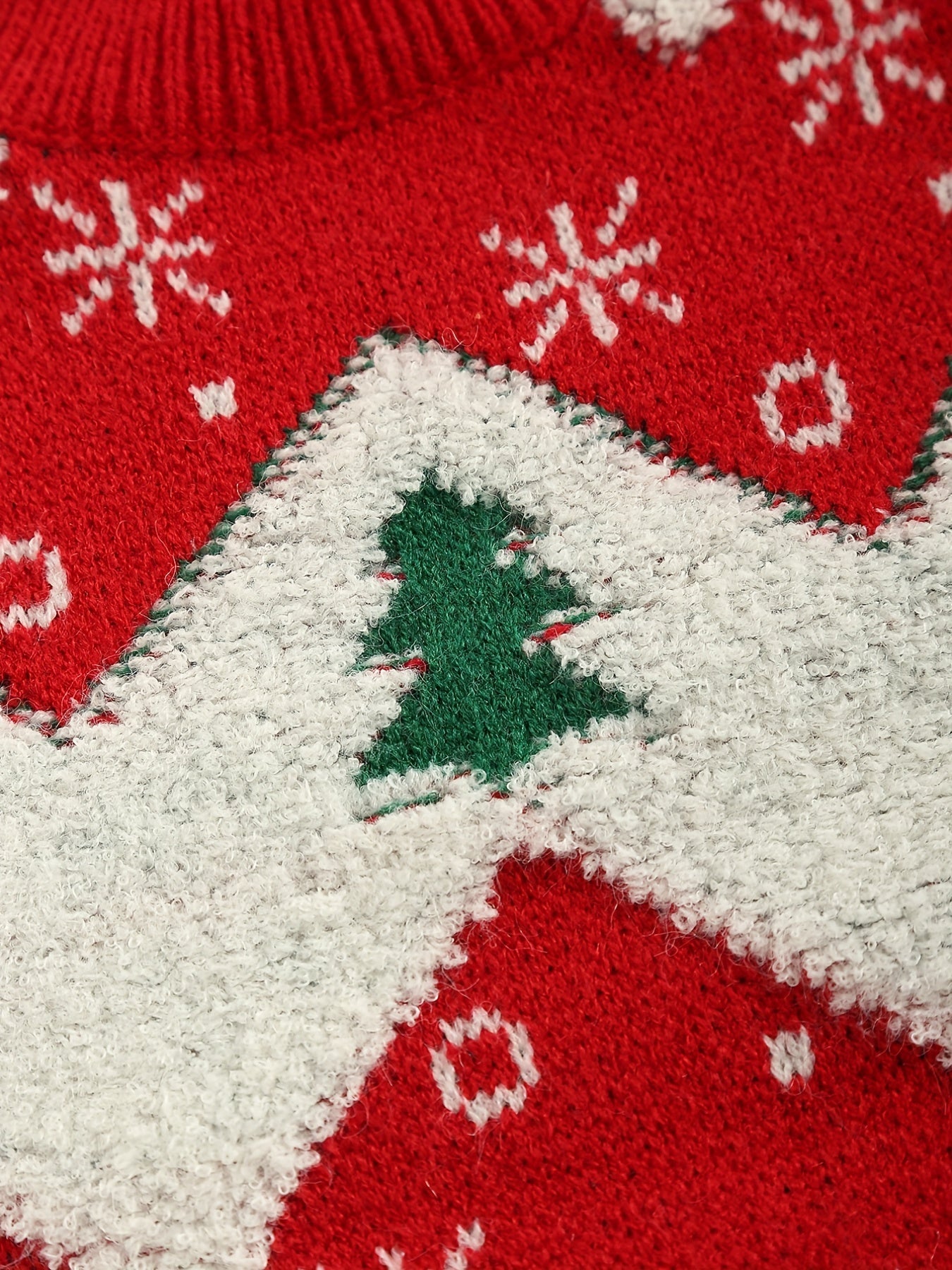Christmas Kids Knitted Pullover Sweater Top
