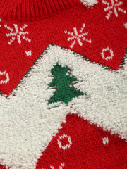 Christmas Kids Knitted Pullover Sweater Top