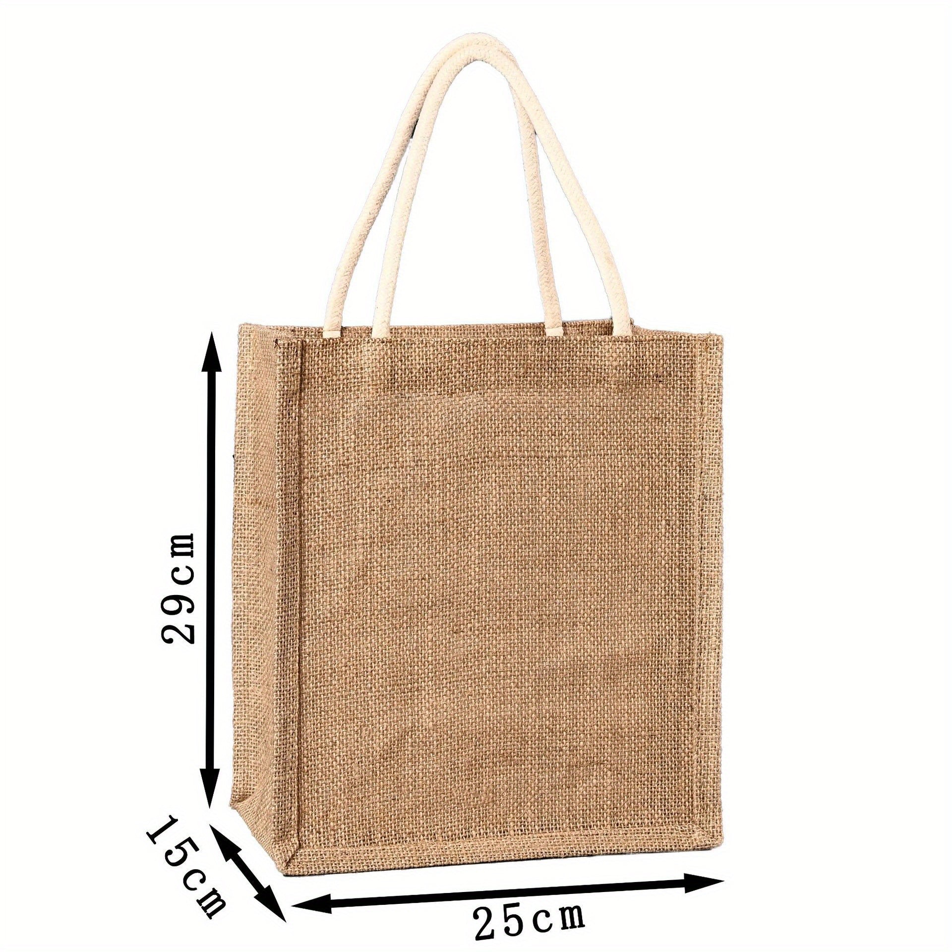 Reusable Linen Shopping Bag Eco Friendly Gift Bag