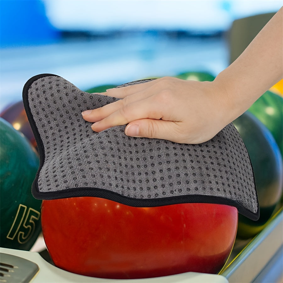 Microfiber Bowling Ball Cleaning Towel Non Slip Accessories