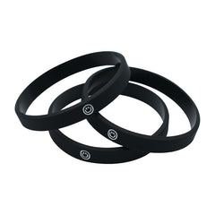 3 Pack Silicone Wristbands for Kids Smile Face Bracelet