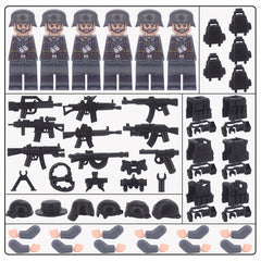 Soldiers Building Blocks Armor Weapons Pack Educational Toys For Kids
