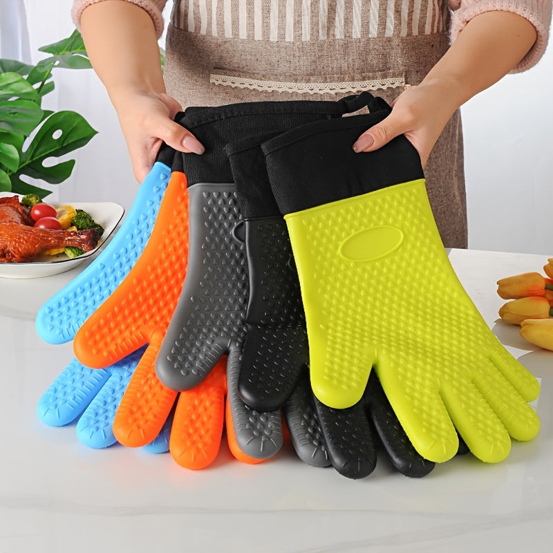 Heat Resistant Grilling Gloves with Non Slip Protection