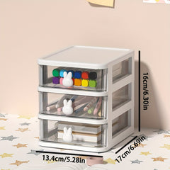 Desk Organizer Drawers Pen & Pencil Stand Stationery Storage