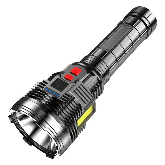 5000LM High Power Flashlight Multifunctional Charging Torch with Side Light COB