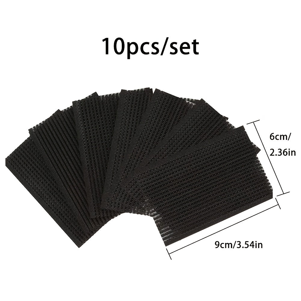 10pcs Hair Pad Hair Sticker Clip Bang Fixed Magic Paste Tape Fringe Bang Patch