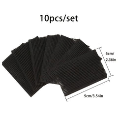 10pcs Hair Pad Hair Sticker Clip Bang Fixed Magic Paste Tape Fringe Bang Patch