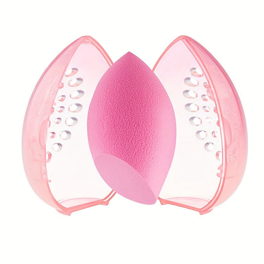 4pcs Makeup Sponge Case Protective Container Cosmetic Egg Storage Cases