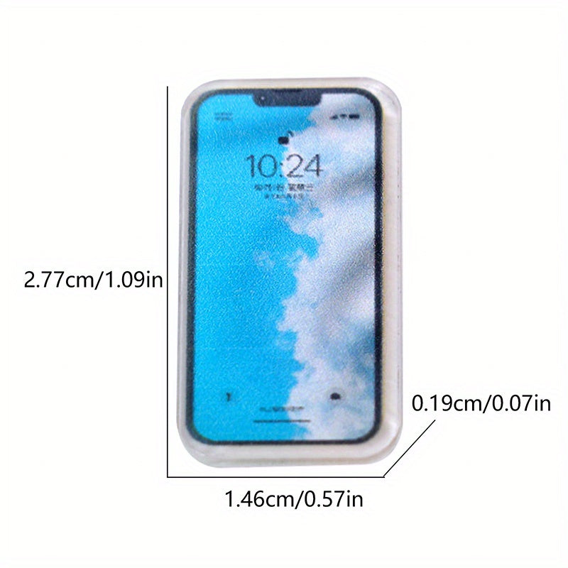 10 Mini Smartphone Kits for Dollhouse - Random Designs 1:12 Scale Rea