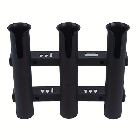 Portable Fishing Rod Holder Three Tube Plastic Bracket Tackle