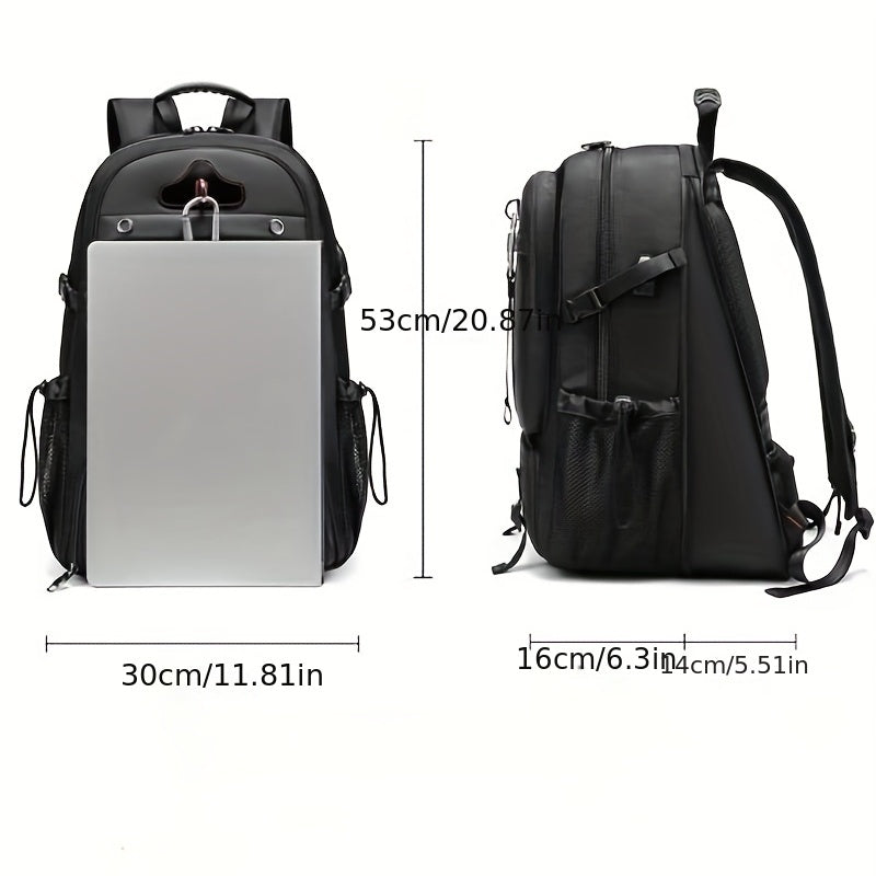 Men's Large Capacity Backpack Travel Bag Outdoor Waterproof Duffel Bag