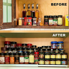 3 Tier Expandable Spice Rack Countertop Holder
