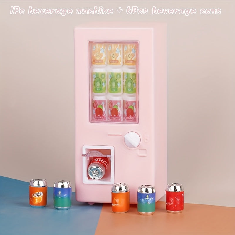 Mini Drink Machine with 6 Easy Open Beverages