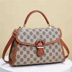 Letter Print Crossbody Bag Square Handbag