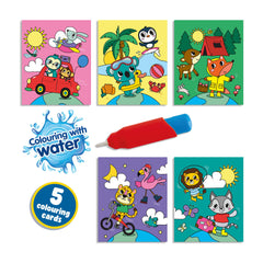 Water Colouring Book Travel Set with Brush