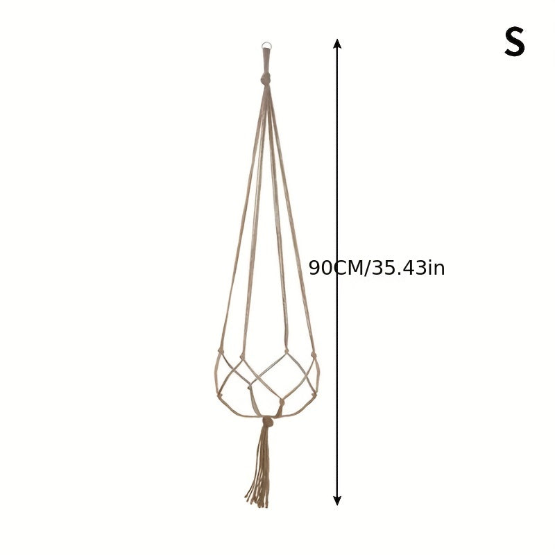 Macrame Wall Hanging Plant Pot for Stylish Garden Decor