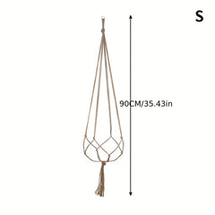 Macrame Wall Hanging Plant Pot for Stylish Garden Decor
