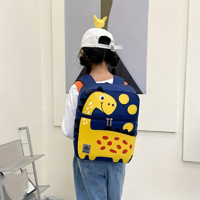 Dino Schoolbags For Boys And Girls Kindergarten Backpack With Rein